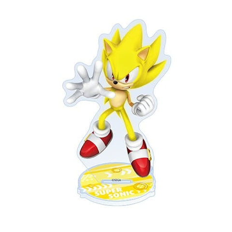 Super Sonic Acrylic Stand - Sonic the Hedgehog - Authentic Japanese SEGA Acrylic Stand 