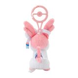 Sylveon Mascot Plush With Carabiner - Authentic Japanese Pokémon Center Mascot Plush Keychain 