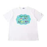 T-shirt Large Gathering (Free) POKÉMON NYORO NYORO FRIENDS - Authentic Japanese Pokémon Center T-shirt (cotton) 