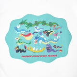 T-shirt Large Gathering (Free) POKÉMON NYORO NYORO FRIENDS - Authentic Japanese Pokémon Center T-shirt (cotton) 