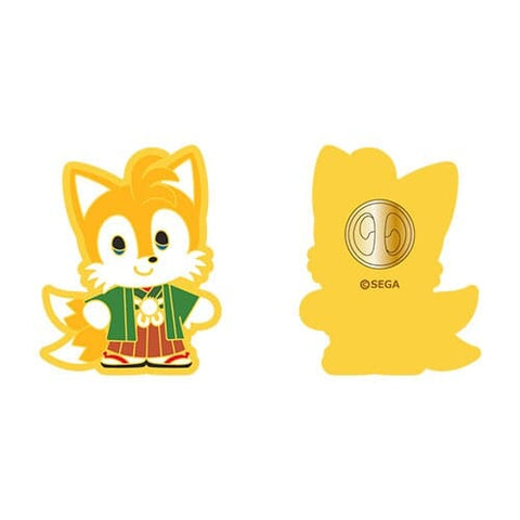 Tails Winter Clothes Pin Badge Kimono Series - SONIC & FRIENDS - Authentic Japanese SEGA Pin 