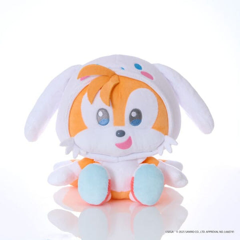 Tails × Cinnamoroll Plush (M) - SONIC＆FRIENDS Sanrio characters - Authentic Japanese SEGA Plush 