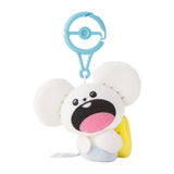 Tandemaus Half-and-Half Pair Mascot Plush Munching Watching! - Authentic Japanese Pokémon Center Mascot Plush Keychain 