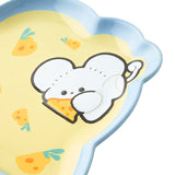 Tandemaus Half-size Pair Plate Set Munching Watching! - Authentic Japanese Pokémon Center Bowl (ceramic) 
