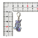 Tapu Fini - National Pokédex Metal Charm Keychain #788 - Authentic Japanese Pokémon Center Keychain 