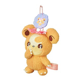 Teddiursa Mascot Plush Don’t Attack Me - Authentic Japanese Pokémon Center Mascot Plush Keychain 