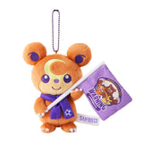 Teddiursa Mascot Plush - San Frecce x Pokémon Center Hiroshima - Authentic Japanese Pokémon Center Mascot Plush Keychain 
