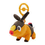 Tepig Mascot Plush With Carabiner - Authentic Japanese Pokémon Center Mascot Plush Keychain 