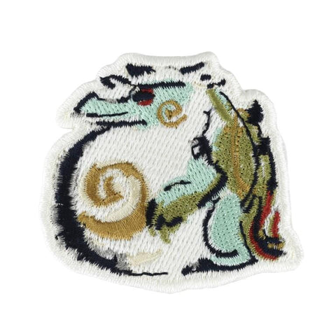 Tetranadon 2way Embroidery Sticker Patch Monster Hunter Rise - Authentic Japanese GRAPHT Sticker 