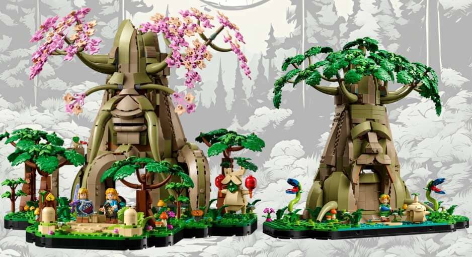 Deki Tree The Great Deku Tree Lego 2in1 Set (Ocarina of Time/Breath of the Wild ...