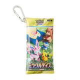Themed Expansion Pack "Miracle Days" Pouch Bag with Carabiner Pokémon Trading Card Game Pocket - Authentic Japanese Pokémon Center Pouch Bag 