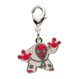 Throh - National Pokédex Metal Charm Keychain #538 - Authentic Japanese Pokémon Center Keychain 
