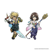 Tidus & Yuna Crepe-style Drawstring Bag 25th Anniversary - Final Fantasy X - Authentic Japanese Square Enix Pouch Bag 