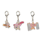 Timburr, Gurdurr, Conkeldurr - National Pokédex Metal Charm Keychain #532, #533, #534 - Authentic Japanese Pokémon Center Keychain 