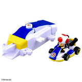 Toad & Standard Kart Drift Starter Set - Drift TOMICA X Mario Kart - Authentic Japanese Takara Tomy Figure 