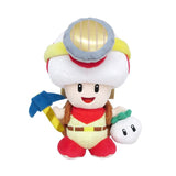 Toad (Standing) Plush SK02 Forward! Captain Toad - Super Mario - Authentic Japanese San-ei Boeki Plush 