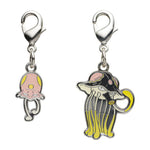 Toedscool, Toedscruel - National Pokédex Metal Charm Keychain #948, #949 - Authentic Japanese Pokémon Center Keychain 