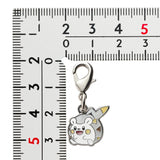 Togedemaru - National Pokédex Metal Charm Keychain #777 - Authentic Japanese Pokémon Center Keychain 