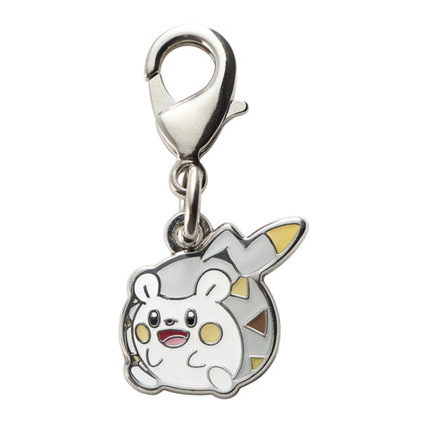 Togedemaru - National Pokédex Metal Charm Keychain #777 - Authentic Japanese Pokémon Center Keychain 
