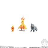 Torchic & Combusken & Poochyena Pokémon Scale World Figure Hoenn Region 26 - Authentic Japanese Bandai Namco Figure 