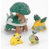 Torterra Figure Pokémon PLAMO (Plastic Model) Evolution Series Collection No.8 Evolution Set - Authentic Japanese Bandai Namco Figure 