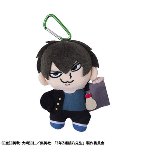 Toshiro Hijikata Mascot Plush Ginpachi-sensei x Bkub Okawa - Gintama: Mr. Ginpachi's Zany Class - Authentic Japanese MegaHouse Mascot Plush Keychain 