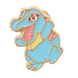 Totodile Clip-on Earrings (49) - Pokémon accessory - Authentic Japanese Pokémon Center Earrings 