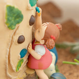 Totoro and Drawing Mei-chan Diorama Box - My Neighbor Totoro - Authentic Japanese Benelic Small toy 