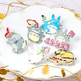 Totoro Mushroom Metal Brooch GB-02 - My Neighbor Totoro - Authentic Japanese Nippon Seisen Pin 