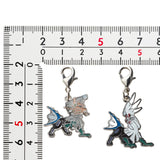 Type: Null, Silvally - National Pokédex Metal Charm Keychain #772, #773 - Authentic Japanese Pokémon Center Keychain 