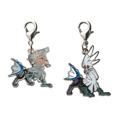Type: Null, Silvally - National Pokédex Metal Charm Keychain #772, #773 - Authentic Japanese Pokémon Center Keychain 