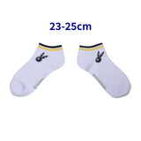 Umbreon Short Socks with Line Detail BK (23–25cm) - Authentic Japanese Pokémon Center Socks (cotton) 