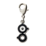 Unown (B) - National Pokédex Metal Charm Keychain #201 - Authentic Japanese Pokémon Center Keychain 