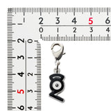 Unown (G) - National Pokédex Metal Charm Keychain #201 - Authentic Japanese Pokémon Center Keychain 