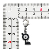 Unown (L) - National Pokédex Metal Charm Keychain #201 - Authentic Japanese Pokémon Center Keychain 