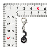 Unown (?) - National Pokédex Metal Charm Keychain #201 - Authentic Japanese Pokémon Center Keychain 