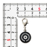 Unown (O) - National Pokédex Metal Charm Keychain #201 - Authentic Japanese Pokémon Center Keychain 