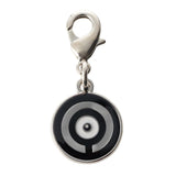 Unown (O) - National Pokédex Metal Charm Keychain #201 - Authentic Japanese Pokémon Center Keychain 