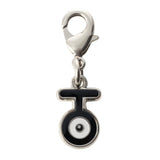 Unown (T) - National Pokédex Metal Charm Keychain #201 - Authentic Japanese Pokémon Center Keychain 