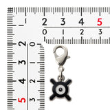 Unown (X) - National Pokédex Metal Charm Keychain #201 - Authentic Japanese Pokémon Center Keychain 