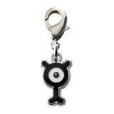 Unown (Y) - National Pokédex Metal Charm Keychain #201 - Authentic Japanese Pokémon Center Keychain 