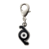 Unown (Z) - National Pokédex Metal Charm Keychain #201 - Authentic Japanese Pokémon Center Keychain 