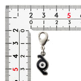 Unown (Z) - National Pokédex Metal Charm Keychain #201 - Authentic Japanese Pokémon Center Keychain 