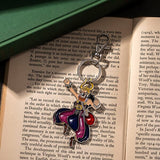 Usopp Stained Glass Style Keychain ELBAPH - ONE PIECE - Authentic Japanese TOEI ANIMATION Keychain 