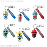 V-Gunpla-kun 3D Rubber Mascot Keychain - Mobile Suit Gundam - Authentic Japanese Bandai Namco Keychain 