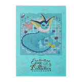Vaporeon A4 Clear File Folder Eevee Collection - Authentic Japanese Pokémon Center File Folder 