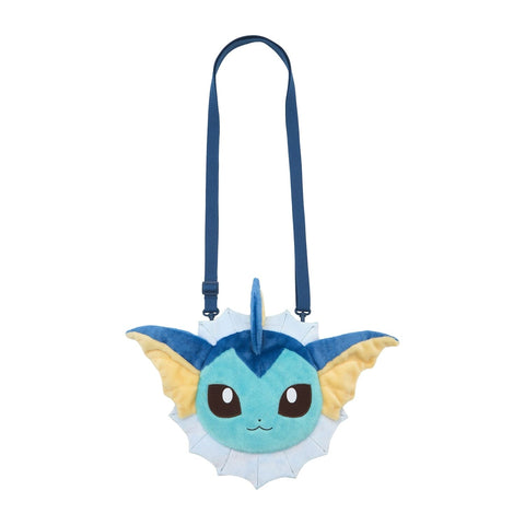 Vaporeon Face Pochette Bag Eevee Collection - Authentic Japanese Pokémon Center Pouch Bag 