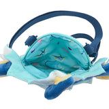 Vaporeon Face Pochette Bag Eevee Collection - Authentic Japanese Pokémon Center Pouch Bag 