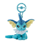 Vaporeon Mascot Plush With Carabiner - Authentic Japanese Pokémon Center Mascot Plush Keychain 