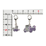 Varoom, Revavroom - National Pokédex Metal Charm Keychain #965, #966 - Authentic Japanese Pokémon Center Keychain 